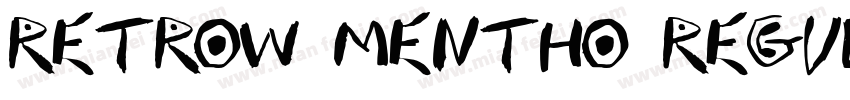 Retrow Mentho Regula字体转换